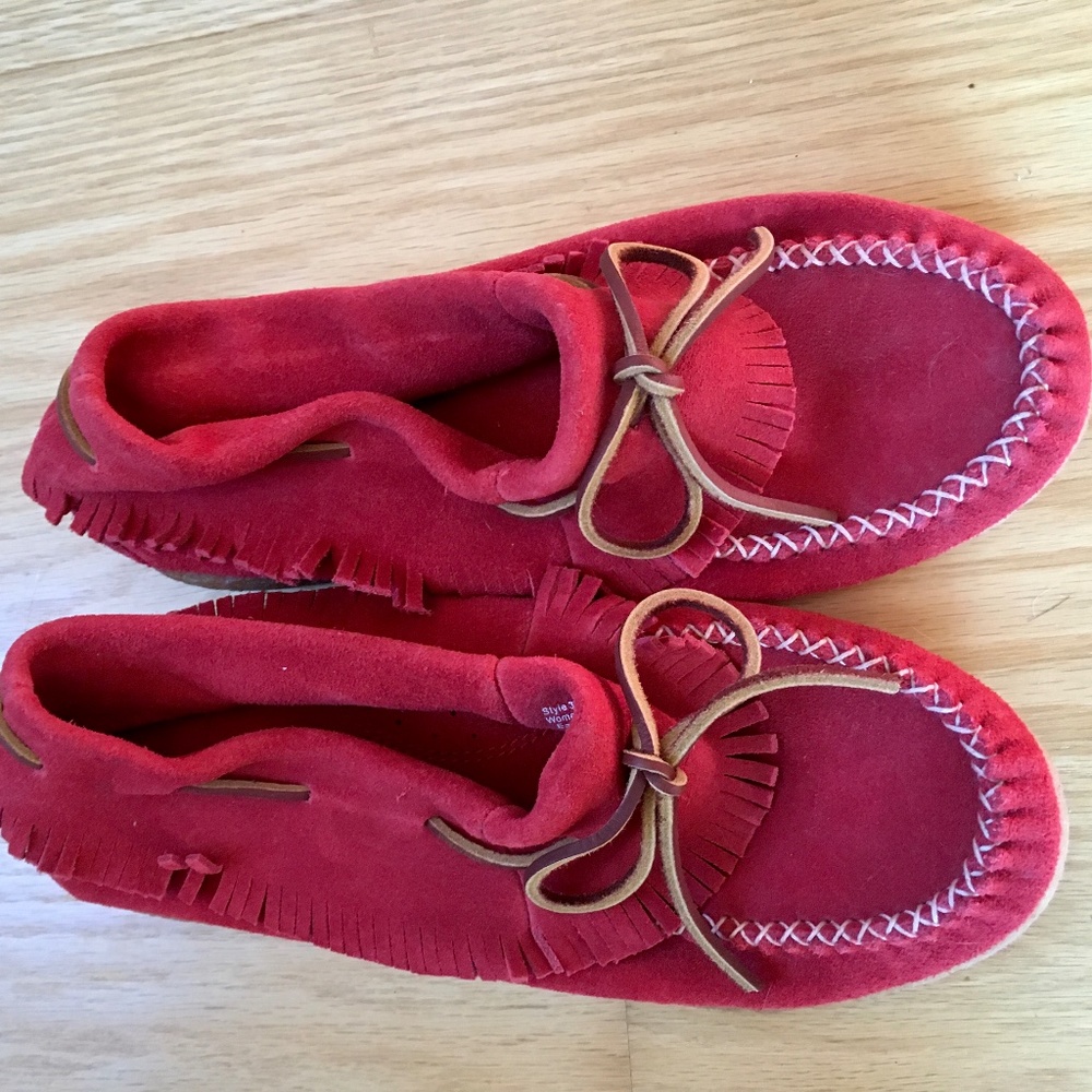 Women’s LL Bean Suede Moccasins